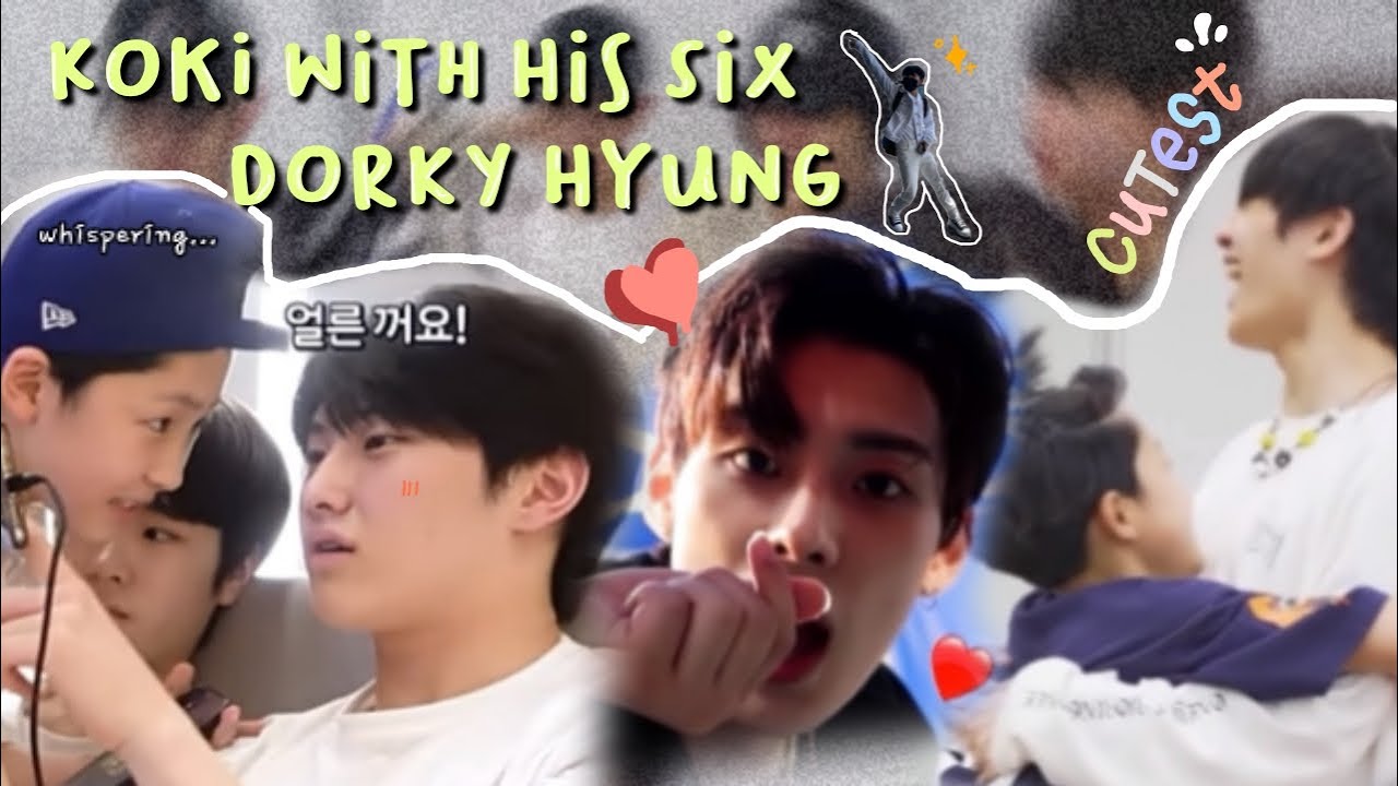 koki moments with his six dorky hyungs !!