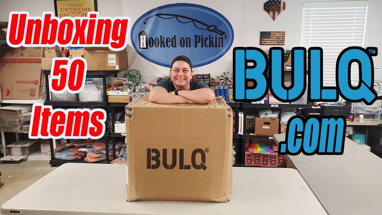 Unboxing 50 items from Bulq.com - What did I Get? - I show you the items and prices! - Reselling