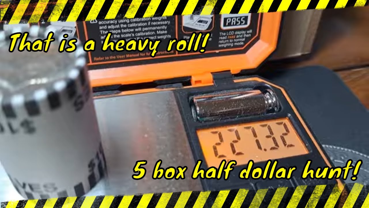 5 box half dollar hunt! The silver train rolls on!! #huntingswohio #coinrollhunting #silver