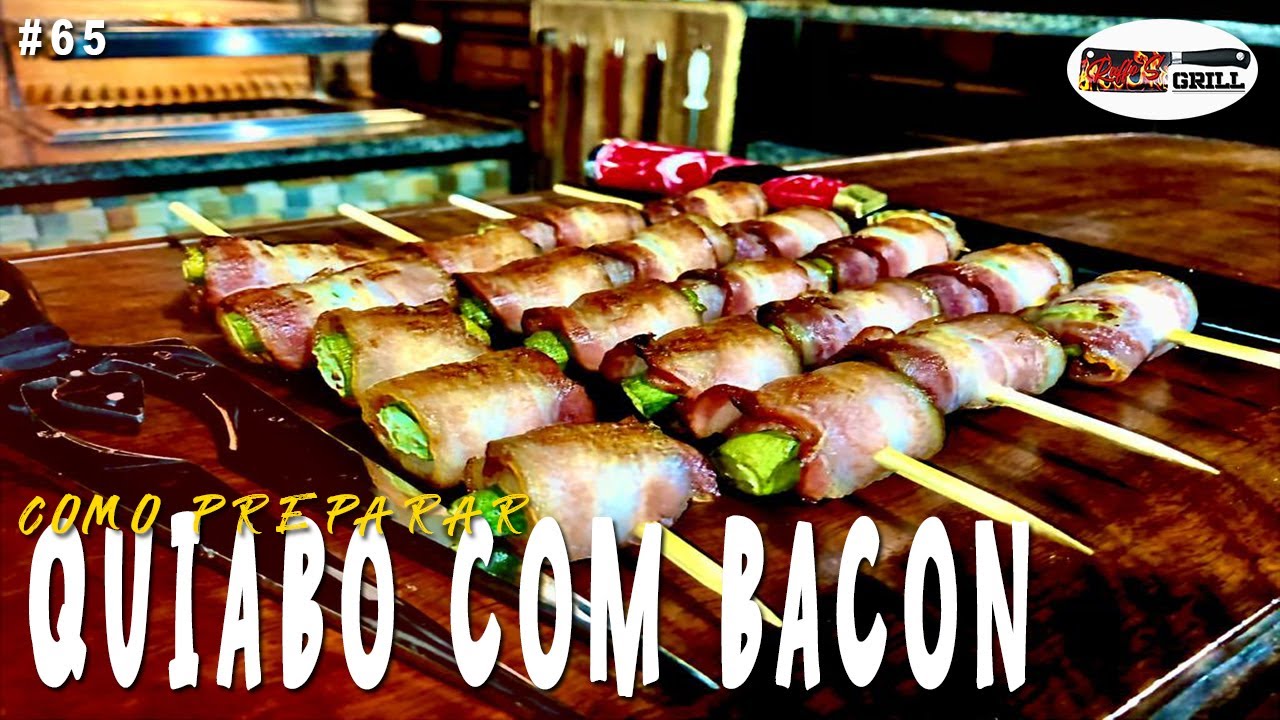 ESPETINHO DE QUIABO COM BACON || RUFFO'S GRILL