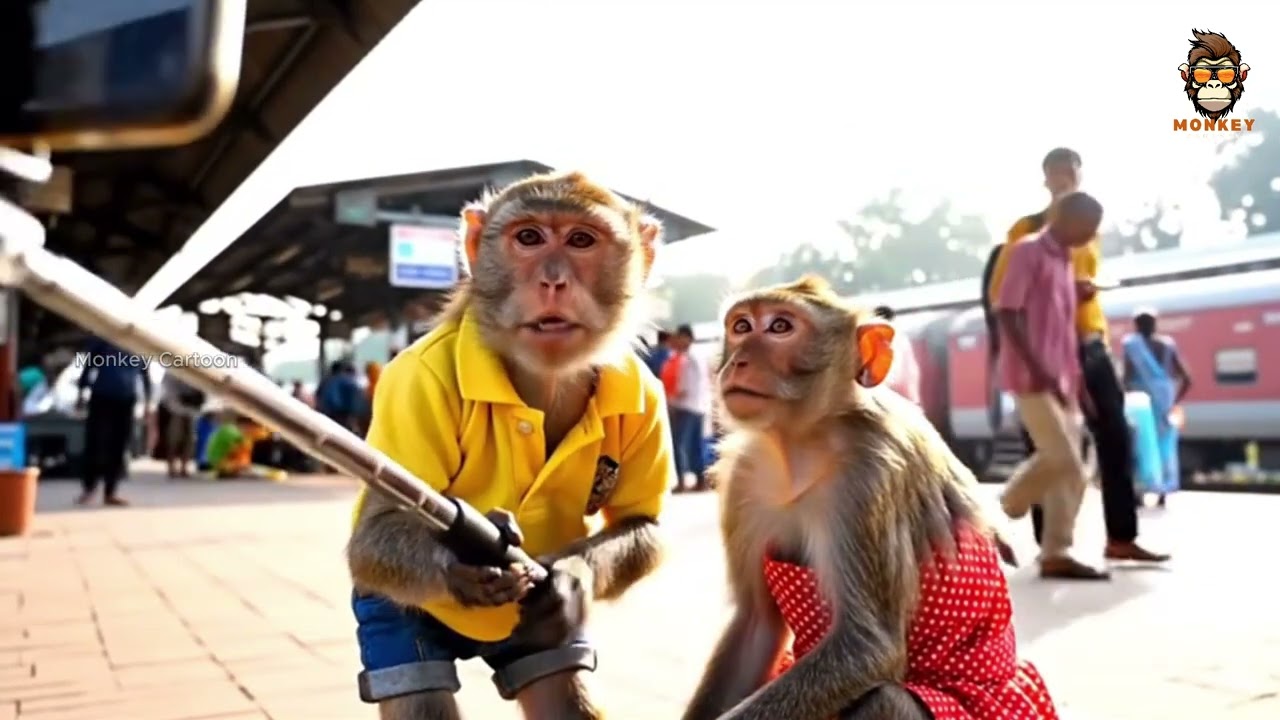 how to making a ai monkey vlogger/blogger wiwth gf video( AI से बंदर का ब्लॉग वीडियो कैसे बनाए )