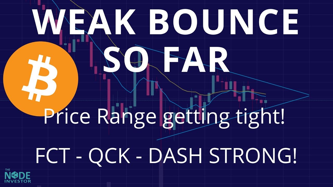 A string of bad news this week! Bitcoin Price Update - XEM FCT DASH