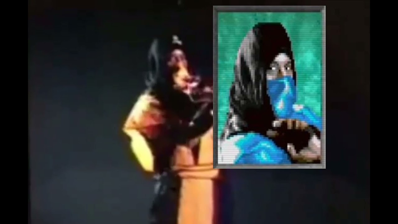 Mortal Kombat bastidores -  prov&aacute;vel take da pose de SubZero (Daniel Pesina) para tela de sele&ccedil;&atilde;o.