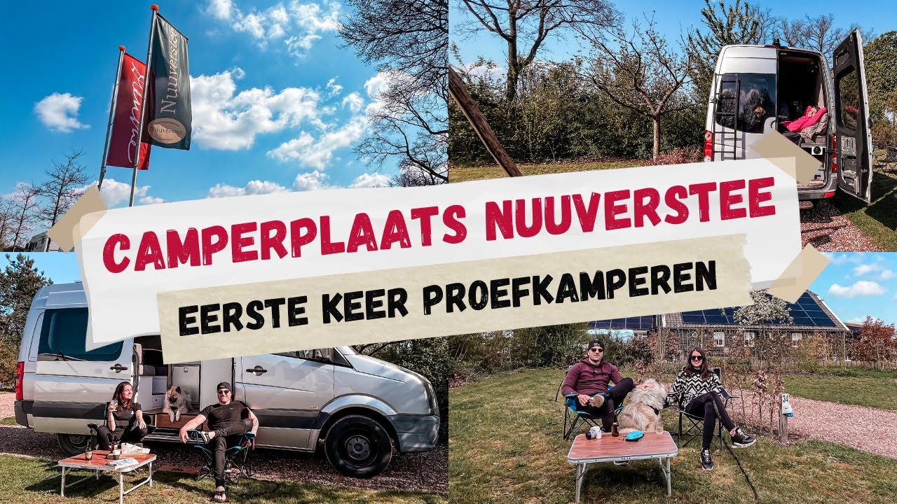 Proefkamperen op camperpark Nuuverstee in Borger | EERSTE FOUTEN IN ONZE CAMPER ONTDEKT | VW Crafter