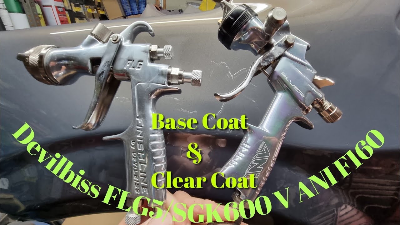 Devilbiss FLG5 SGK600 V ANI F160 1.3 For Base Coat And Clear Coat, Cheap But Good