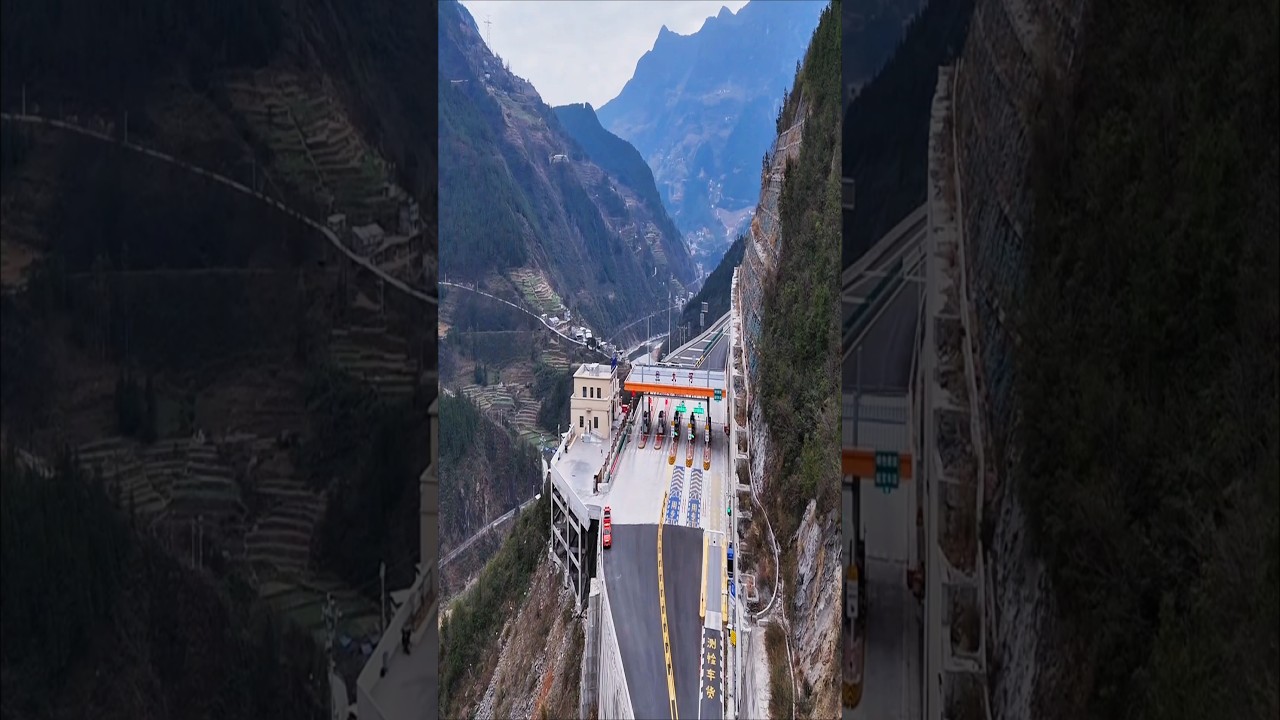 China&rsquo;s INSANE Cliff Highway 😱 Hanging on a Vertical Mountain