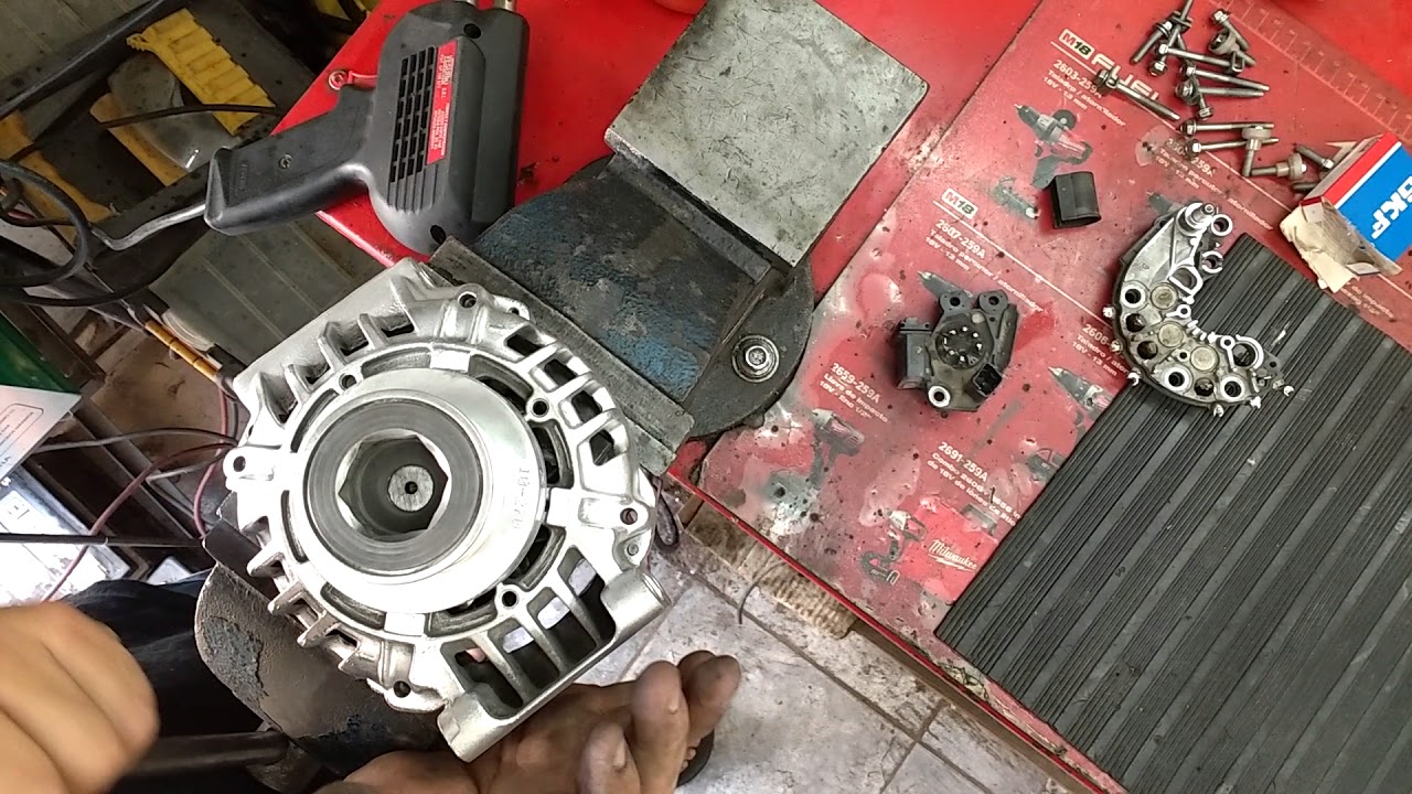 Cómo reparar alternador de Renault Clio o kangoo parte2