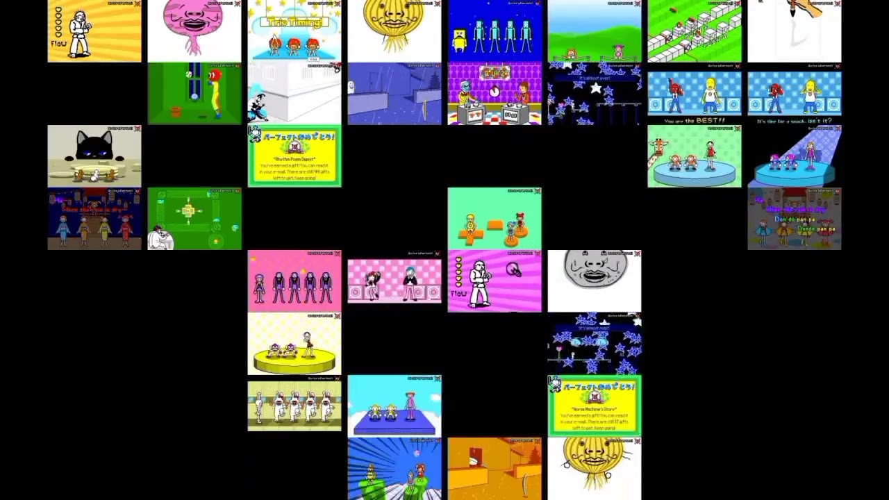 All 48 Rhythm Tengoku Game Played At the Same Time