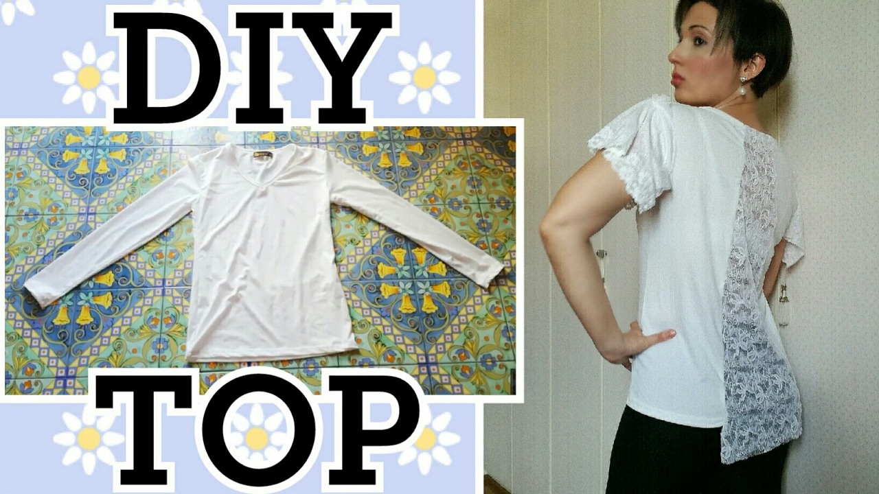 Come allargare una MAGLIA e trasformarla in un TOP TRENDY - Tutorial by Diana Toto