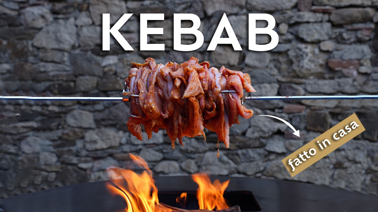 KEBAB FATTO IN CASA - Il trucco per farlo al barbecue