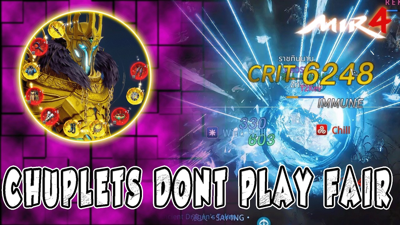 T2Kev’s Chuplets vs Alfather and Ezy Plus 360K Taoist | MIR4 Lancer PvP