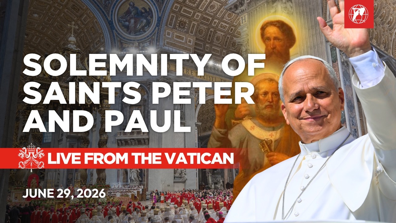 LIVE | Pope Leo XIV's Holy Mass | Feast of Saints Peter and Paul from the Vatican | June 29, 2026