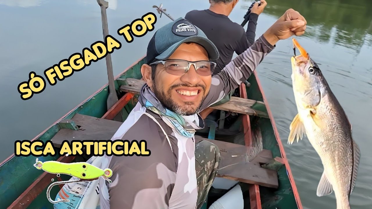 PESCADA AMARELA 🤩 Só na isca artificial 🎣