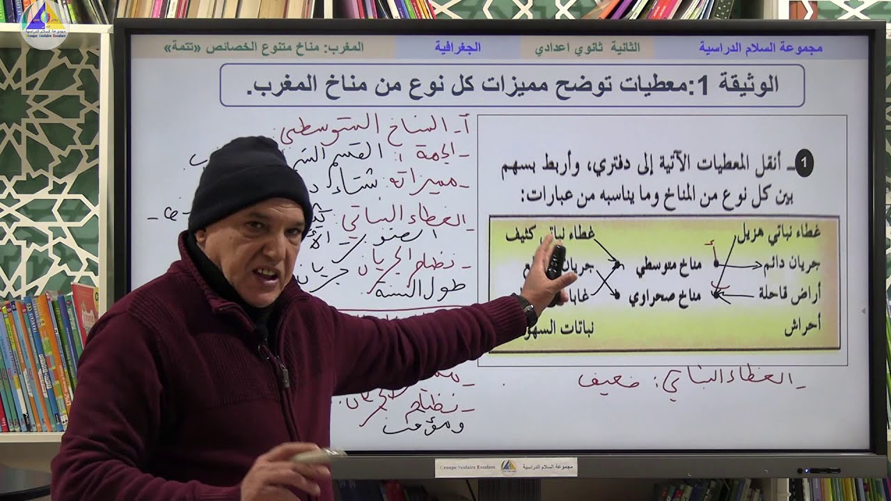 الجغرافية | (المغرب: مناخ متنوع الخصائص 
