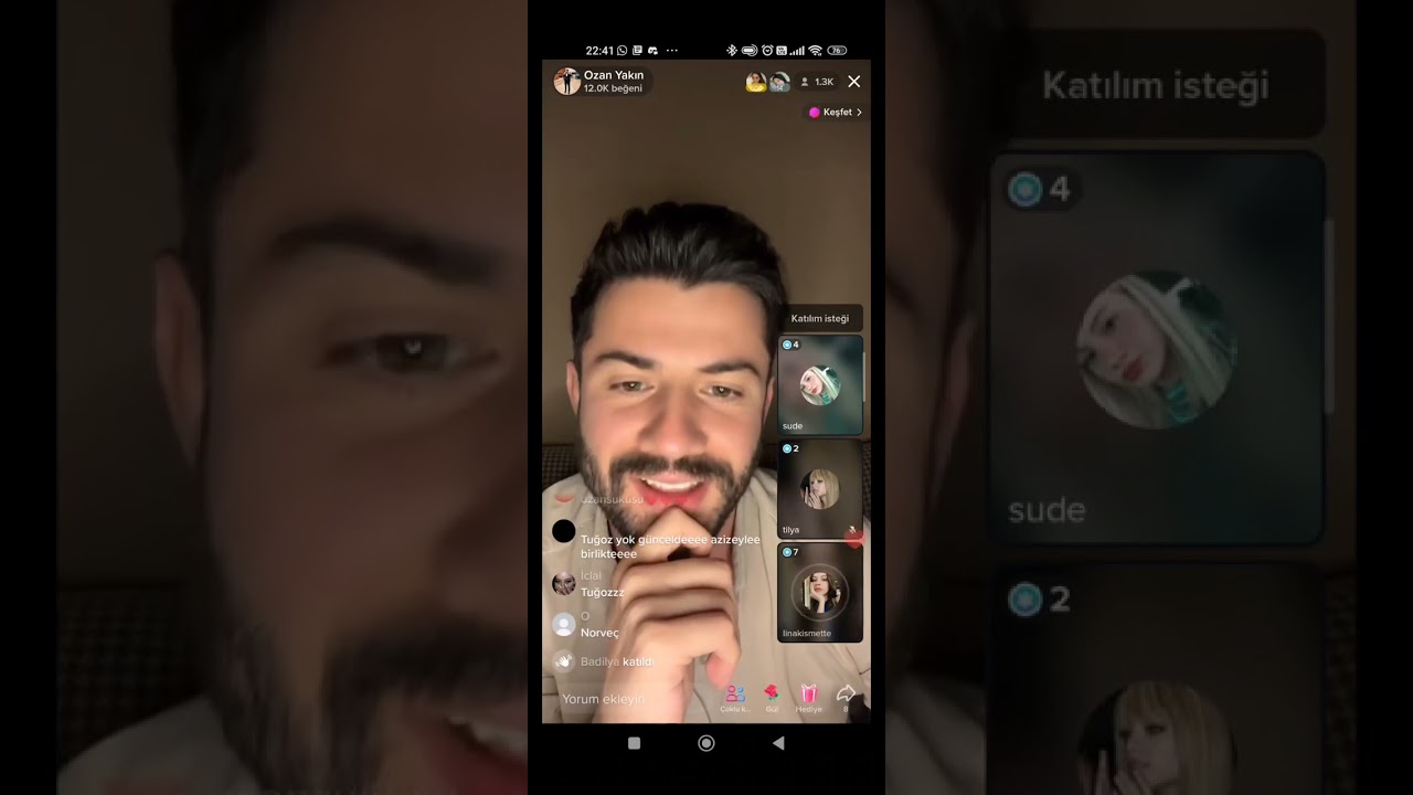 Kısmetse Olur Ozan, Çağrı, Luka, Oğulcan TikTok Canlı Yayın