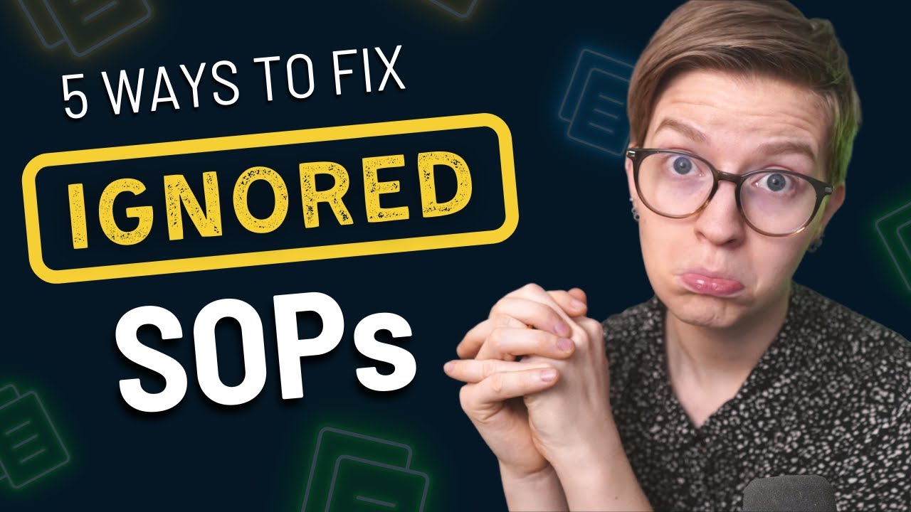 5 Reasons Employees Don't Use Your SOPs (and how to fix it!)
