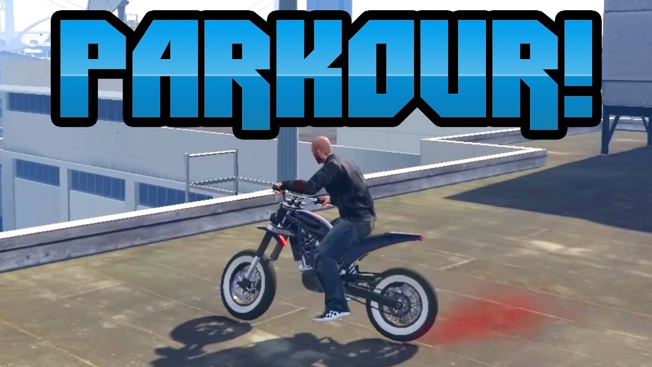 GTA 5 Parkour På Hustak Med Manchez