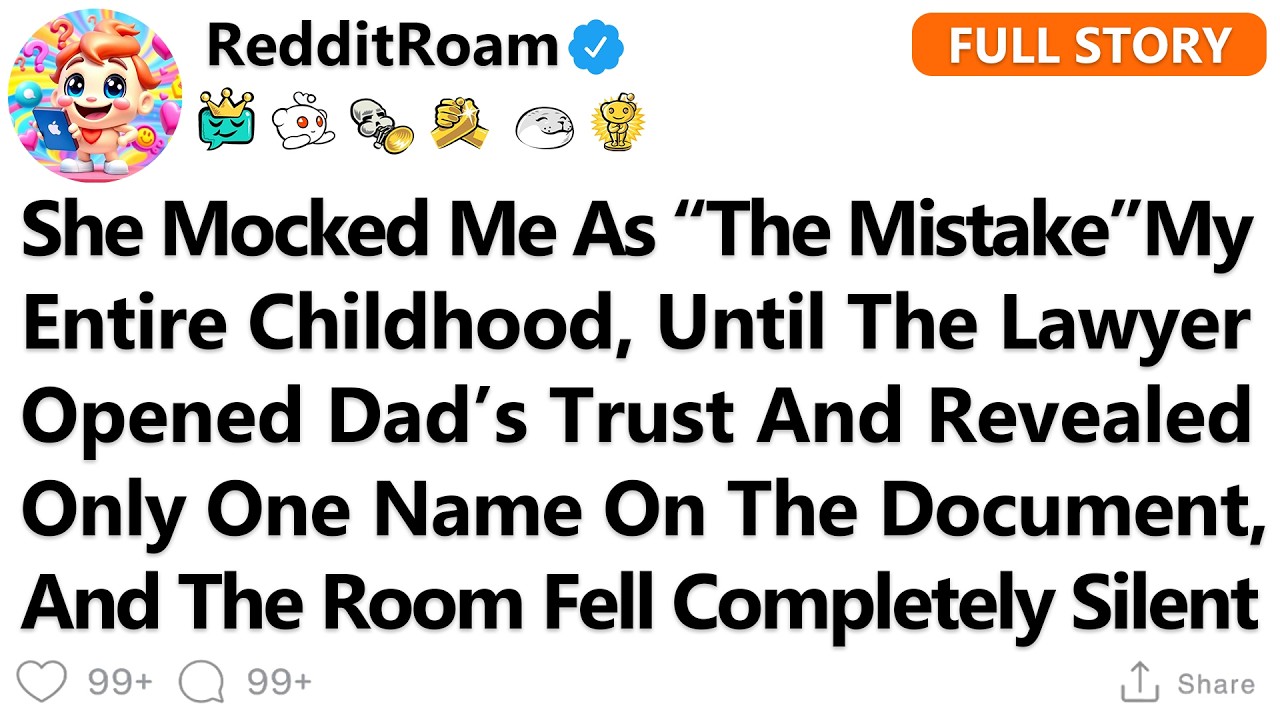 My Stepmom Spent Twenty Years Calling Me “The Mistake,” But When Dad’s Trust Was Finally Read, My...