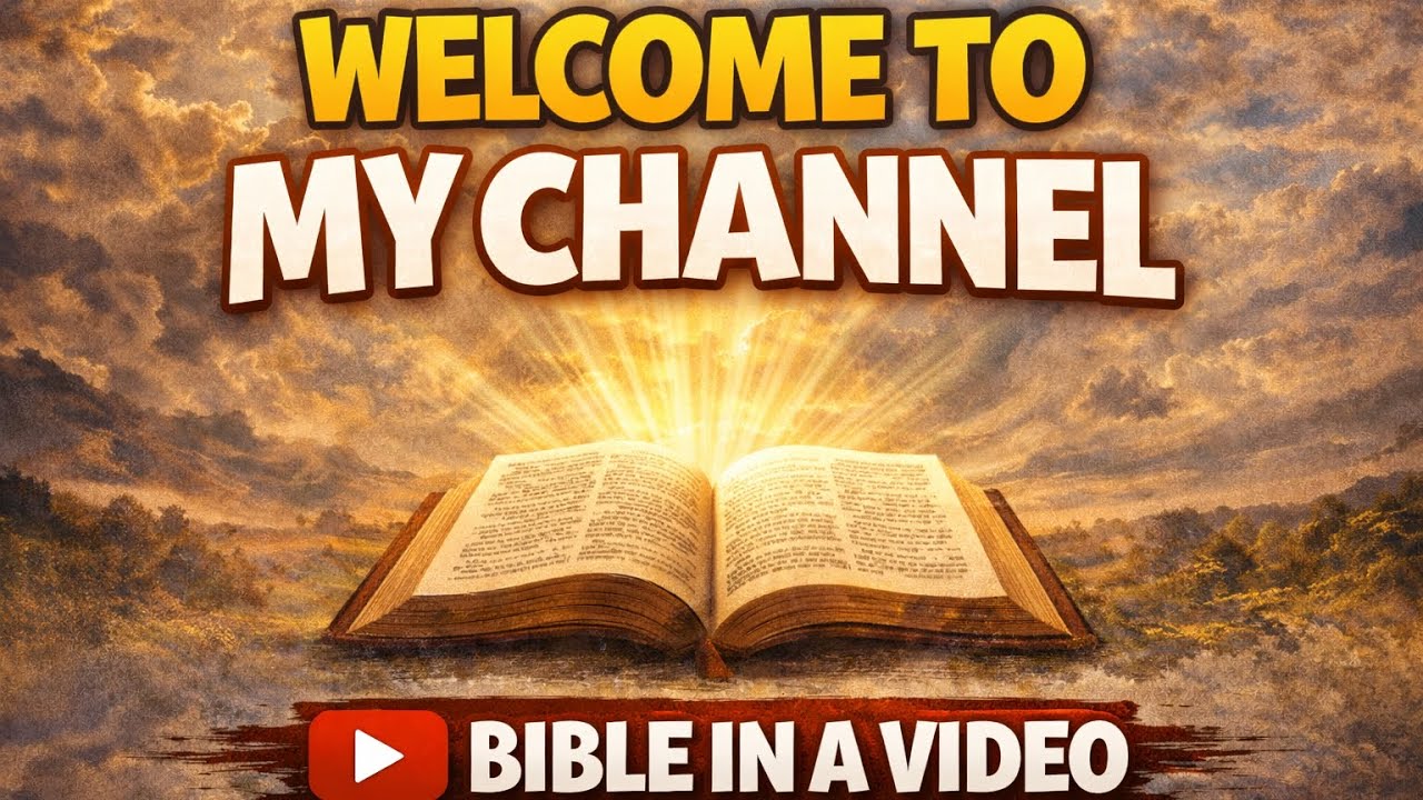WELCOME TO MY CHANNEL;Bible In A Video💜