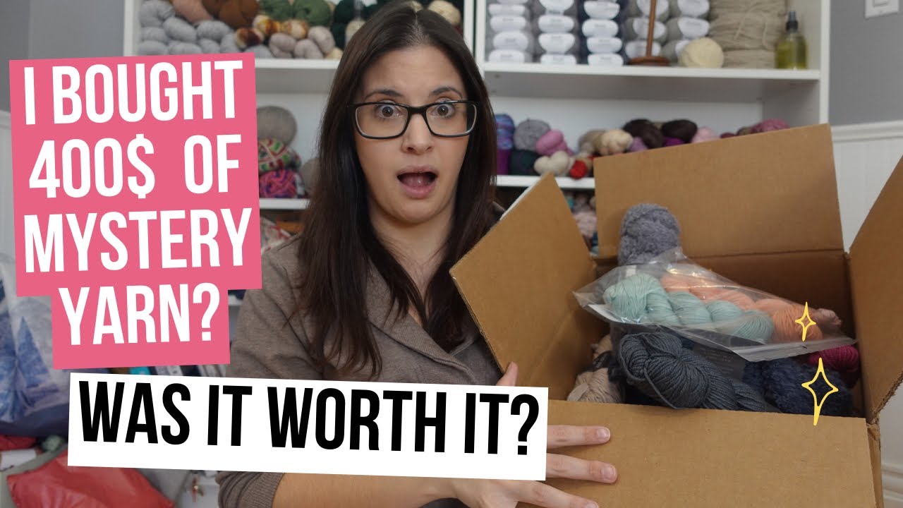 I bought 400$ worth of mystery hand dyed yarn! Was it really worth it?
