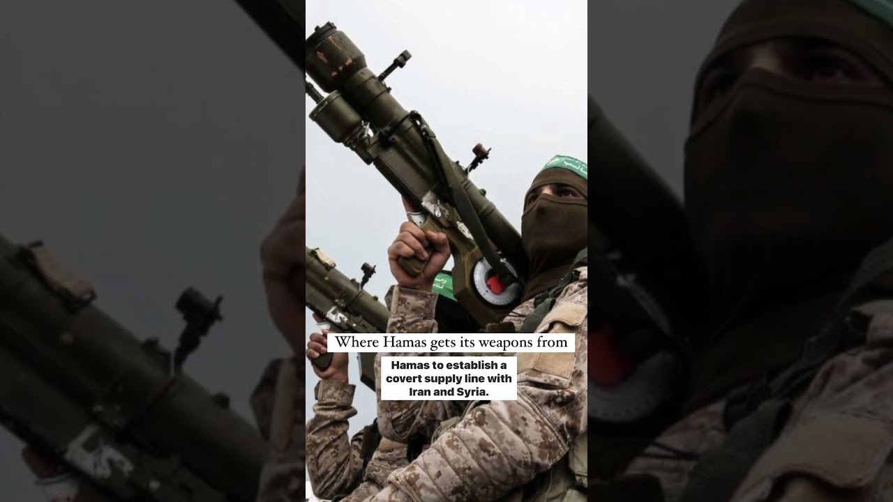 Where Hamas gets its weapons from #hamas #weapons #war #israelhamaswar