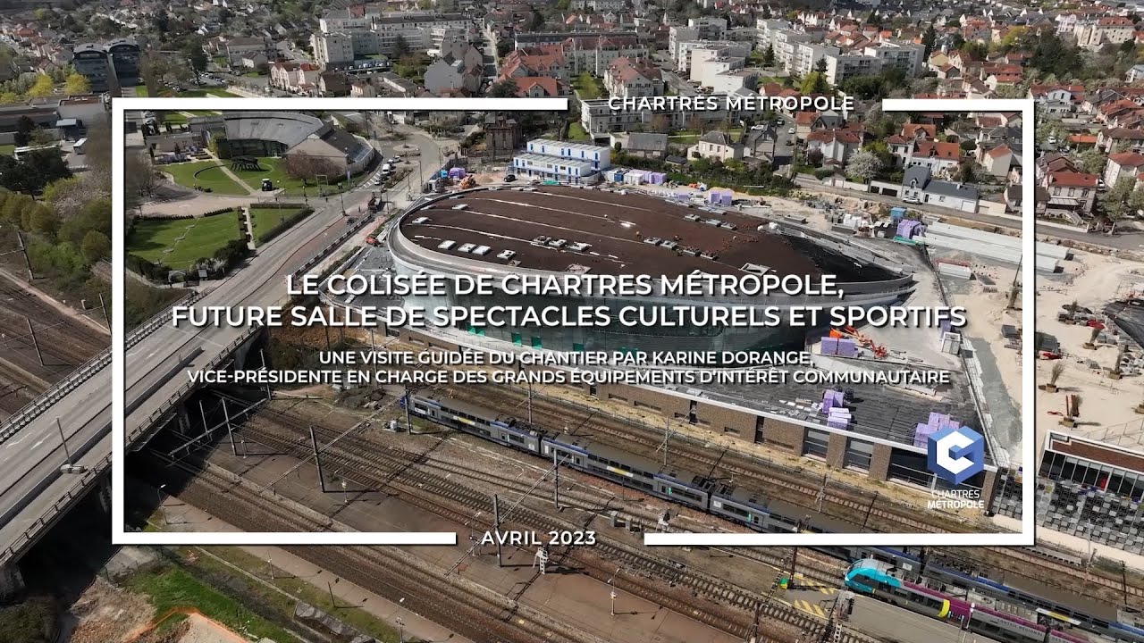 Visitez le Colisée, la future grande salle de spectacles culturels et sportifs de Chartres métropole