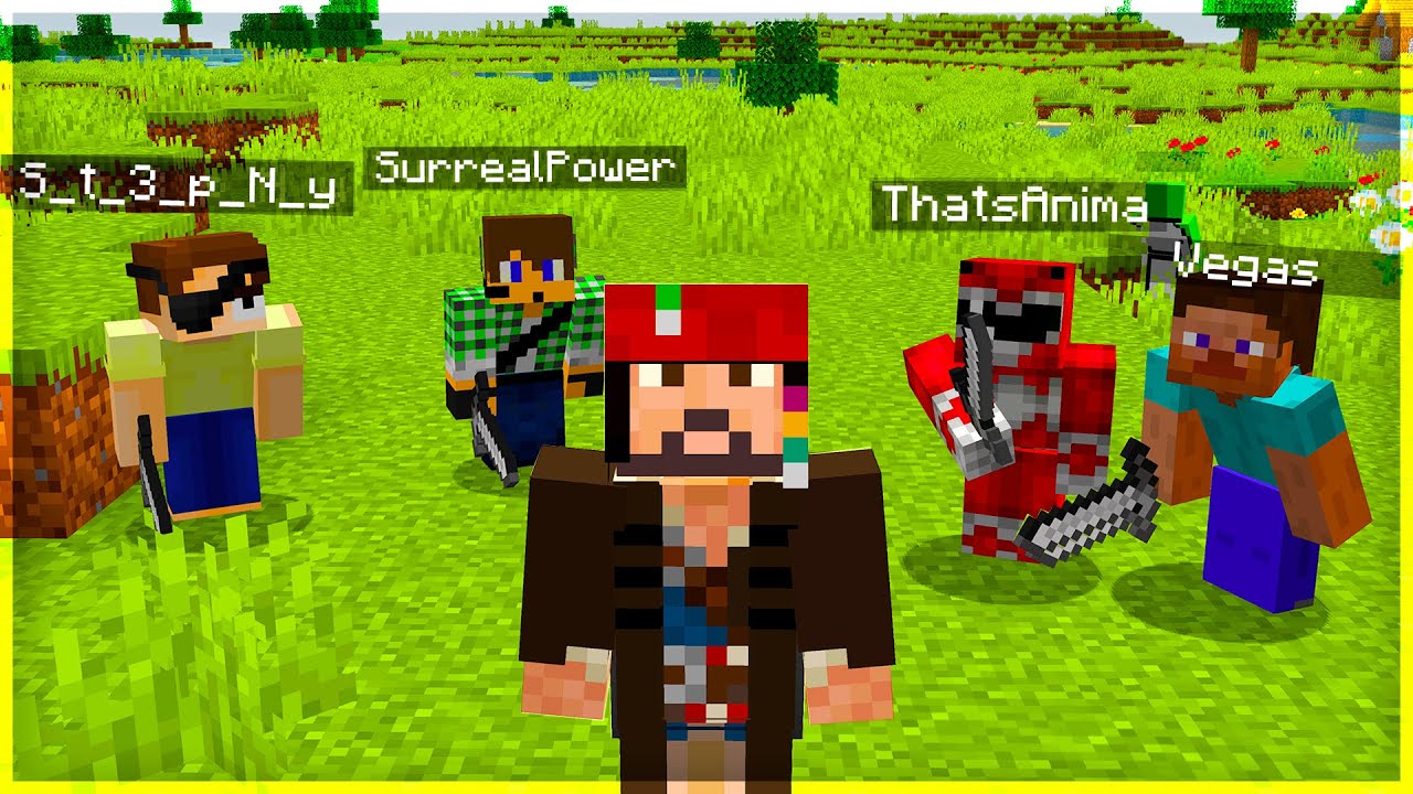 MATES vs HEMERALD! - Minecraft HITMEN! Speedrunner VS 4 Hunters