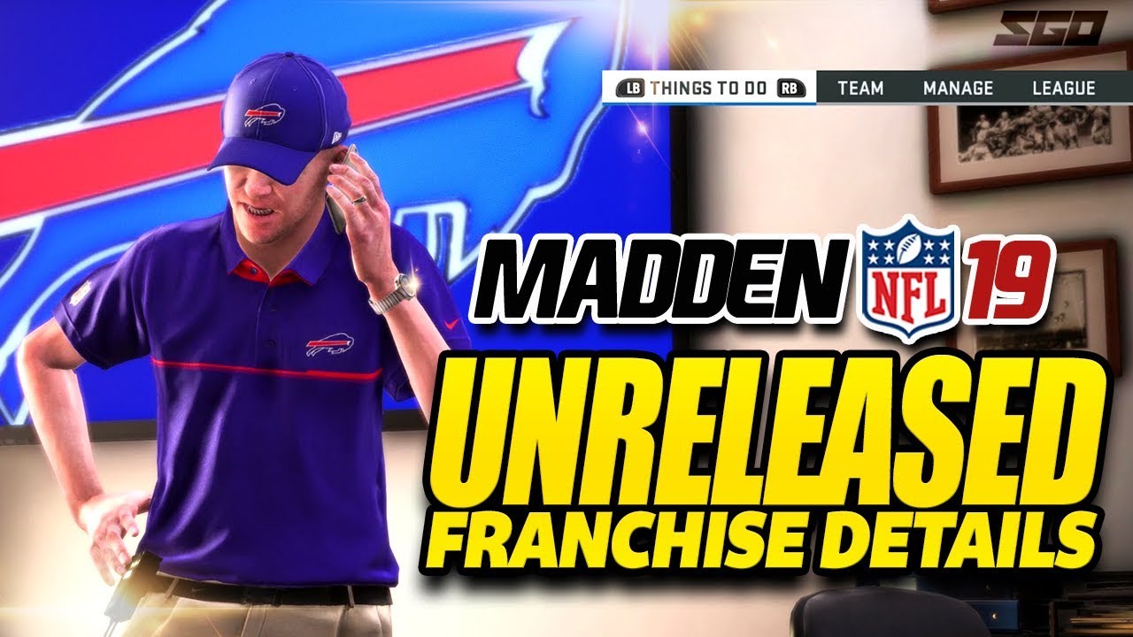 Madden 19 Unreleased Franchise & Gameplay Details
