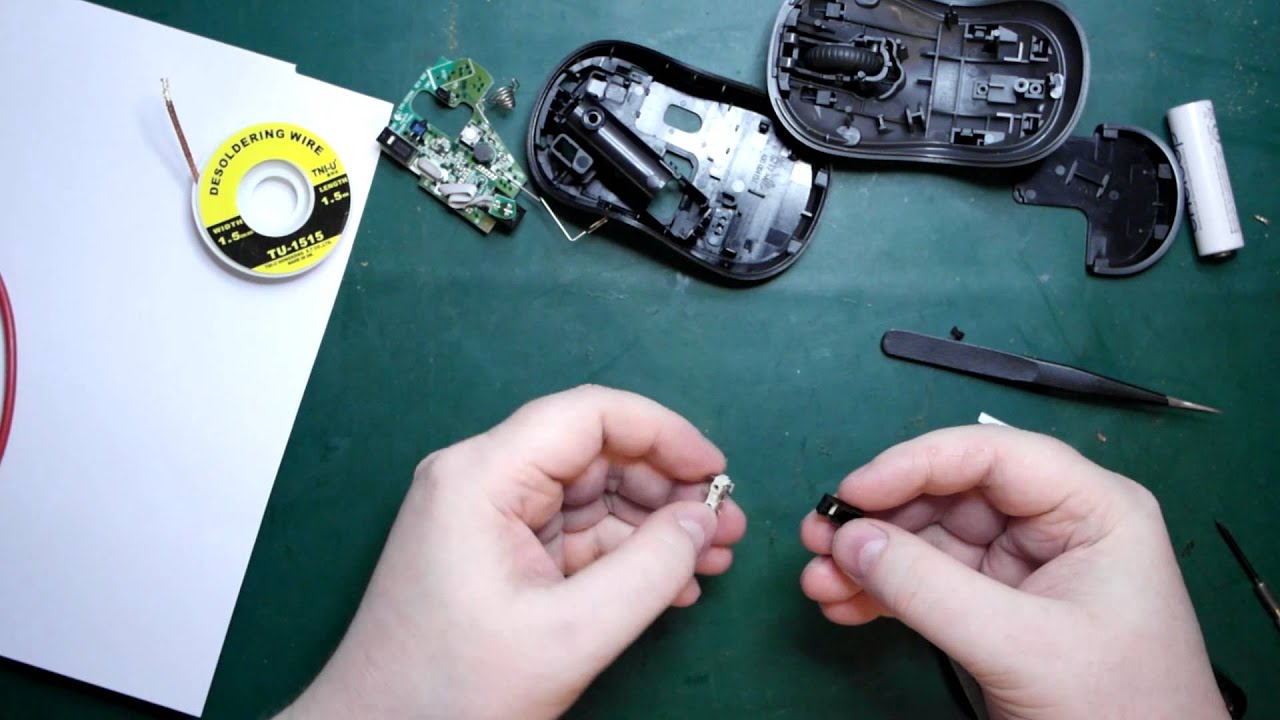 Logitech Mouse Buttons Clean/Repair