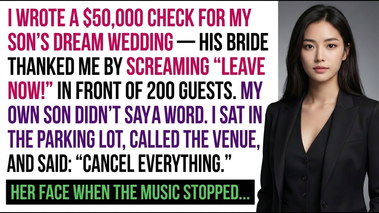 I Paid for My Son's Dream Wedding — His Bride Kicked Me Out. One Phone Call DESTROYED Her Fairy Tale