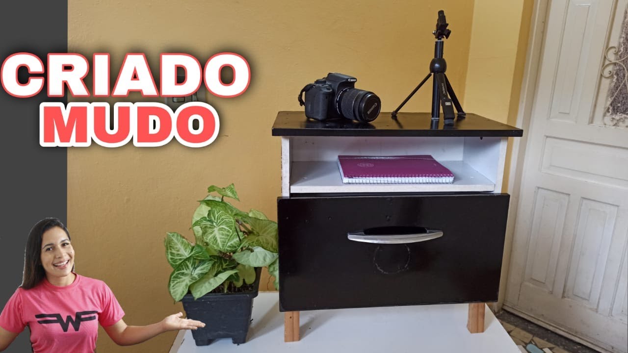 #DIY - Criado mudo feito com gavetas recicladas.