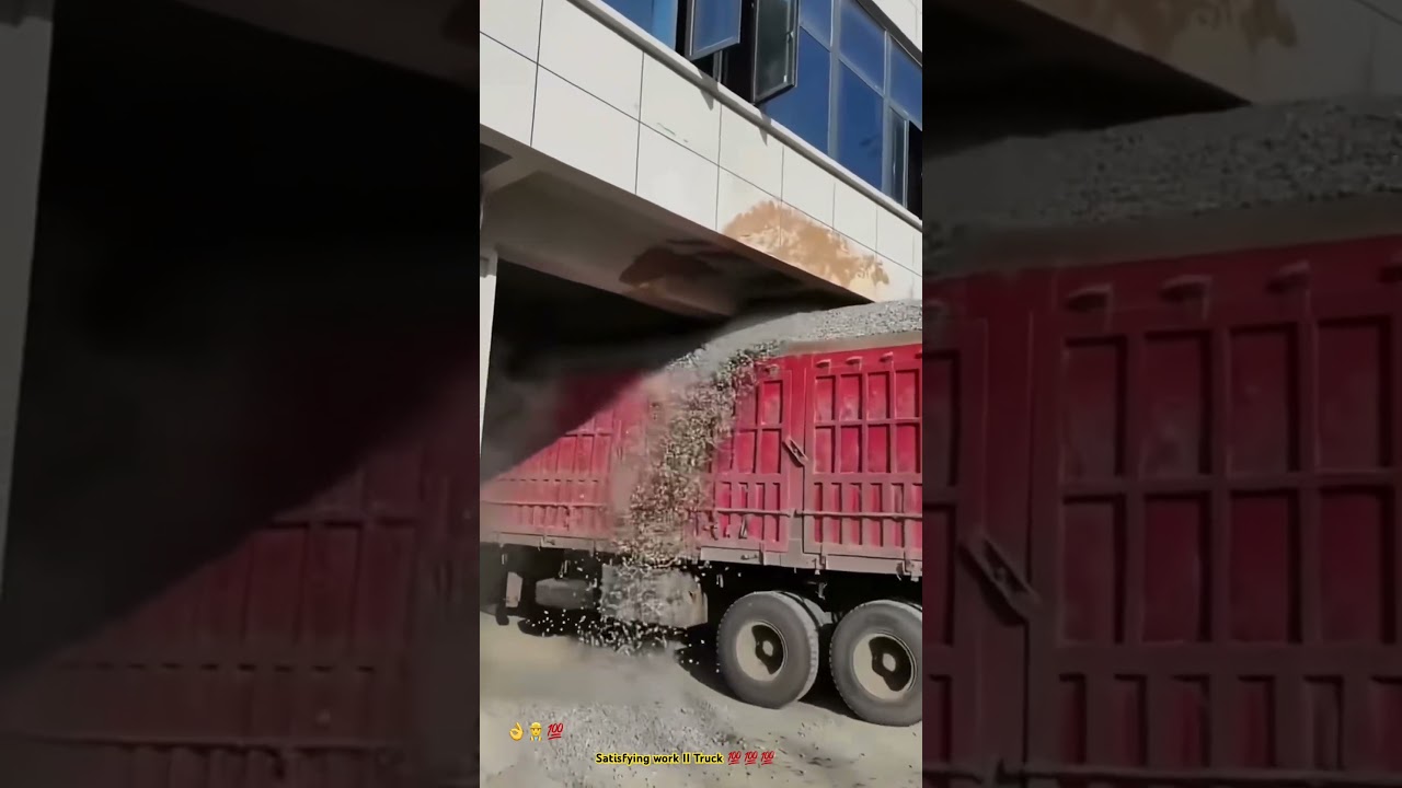 If truck overloading of sand !? Clever Solution