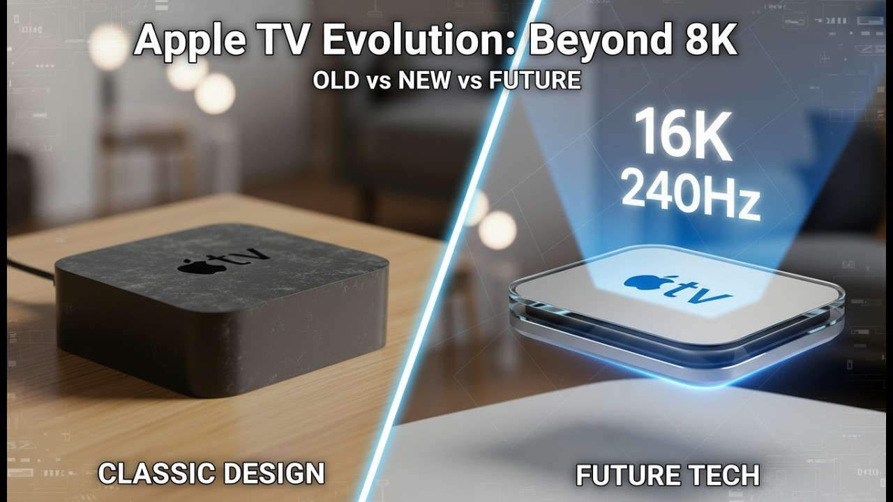 Apple TV 4K – 8K, 120Hz & Total Redesign(2026)!