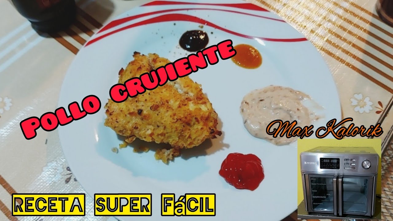 Pollo crujiente 😋🍗Receta extra crunch 🤤 Max Kalorik🔴 Mi experiencia #maggieglezz 💕💎