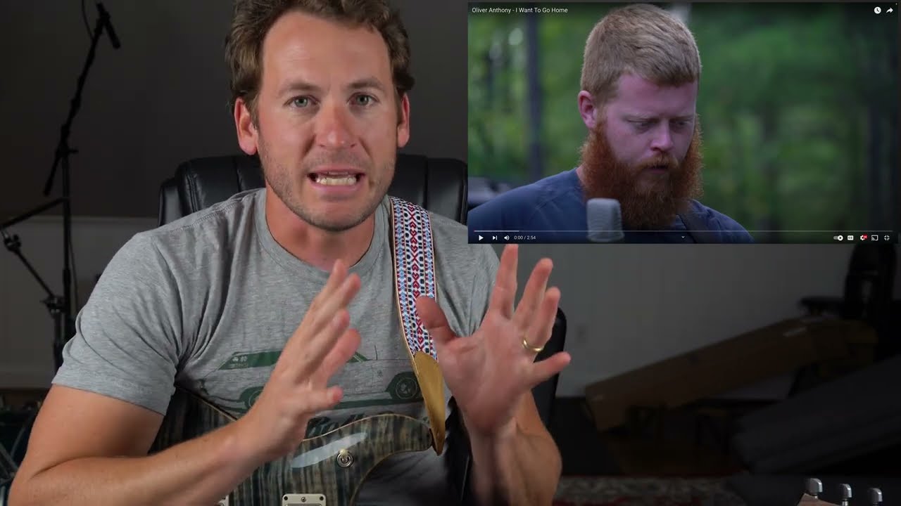 Guitar Teacher REACTS: OLIVER ANTHONY - I Want To Go Home | LIVE 4K