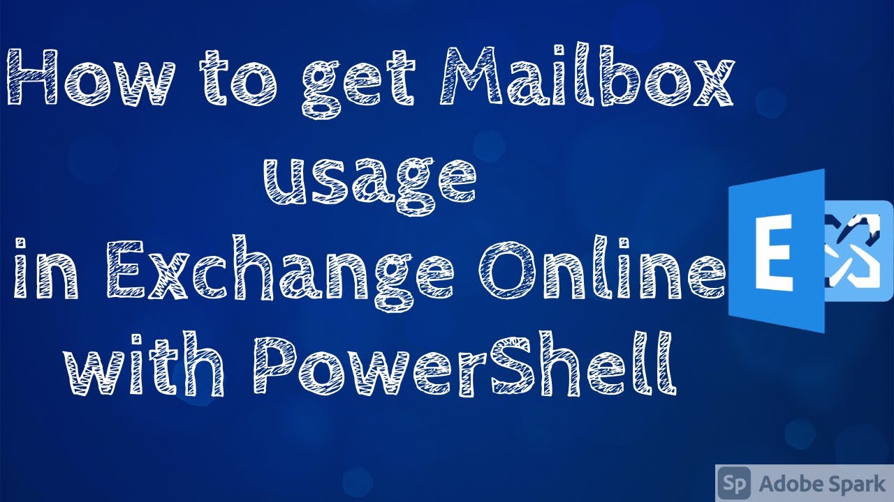 How to get Mailbox usage using PowerShell in Exchange Online #PowerShell #ExchangeOnline