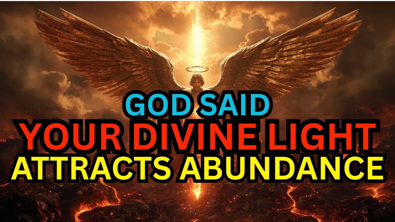 CHOSEN ONE, GOD SAID YOUR DIVINE LIGHT ATTRACTS ABUNDANCE