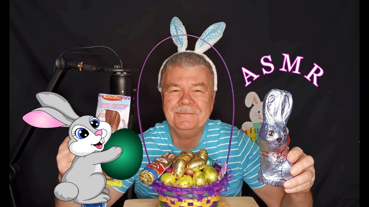 АСМР ВИДЕО СЧАСТЛИВОЙ ПАСХИ С ШЕПОТОМ И ШОКОЛАДНЫМ ПОЩИПЫВАНИЕМ