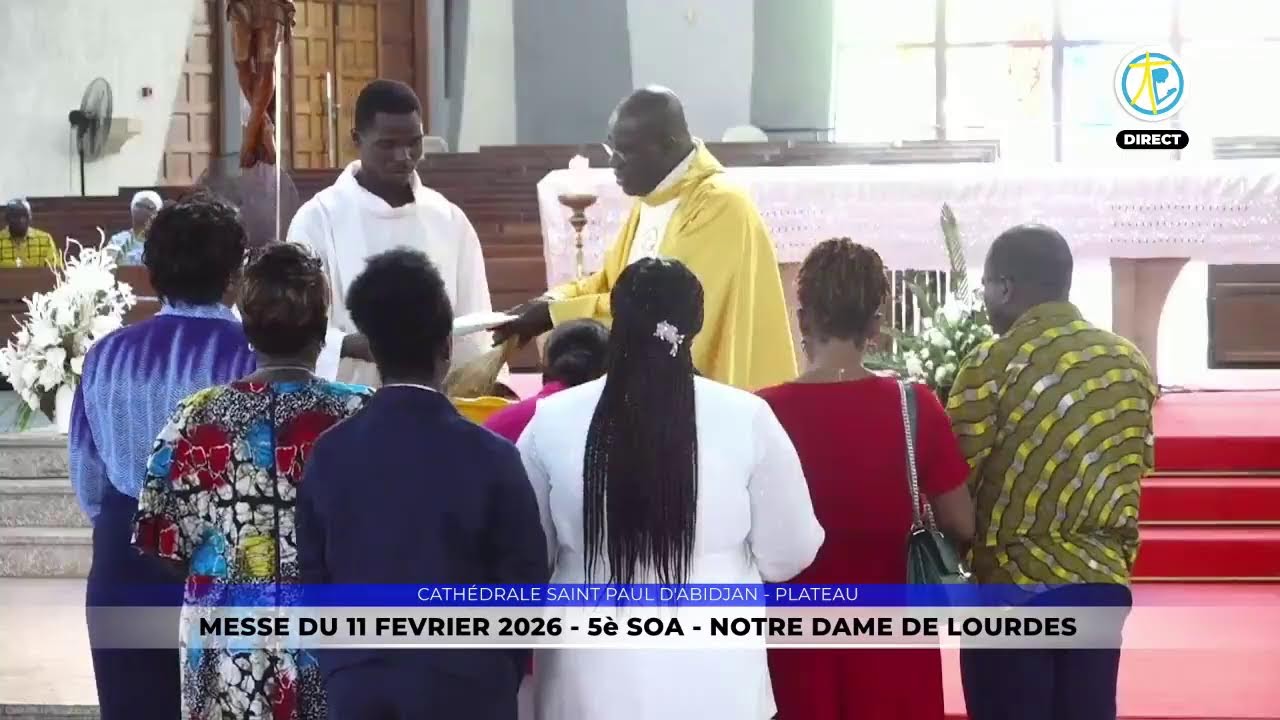 Messe de 12h30 du 11 février 2026 en direct de la Cathédrale Saint Paul d'Abidjan - Plateau