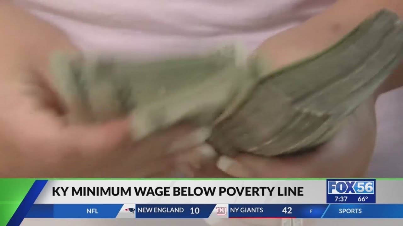 Report shows Kentucky's minimum wage falls below poverty line