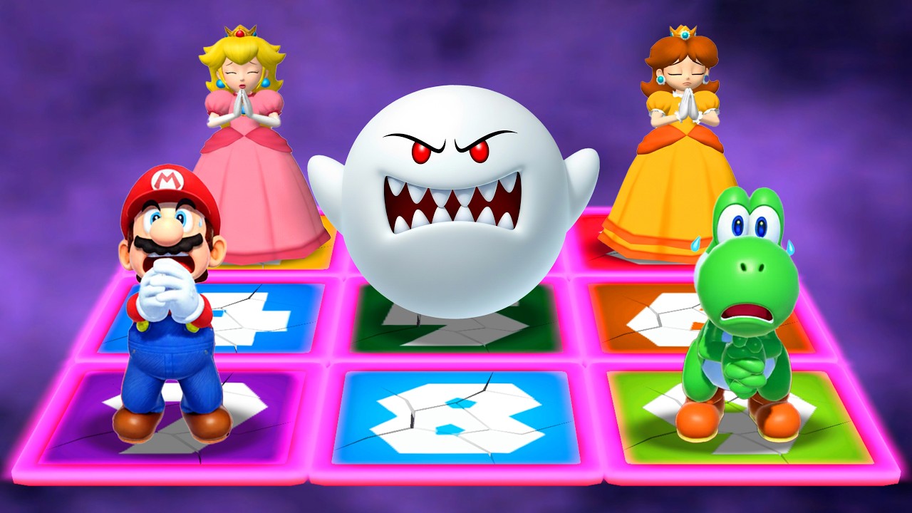 【マリオパーティ4+5+6+7】すべての最高のミニゲーム ピーチ VS デイジー VS マリオ VS ルイージ | Mario Switch