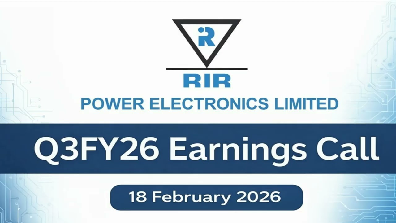 RIR Power Electronics – Q3 FY26: Building a Niche Power Semiconductor Platform