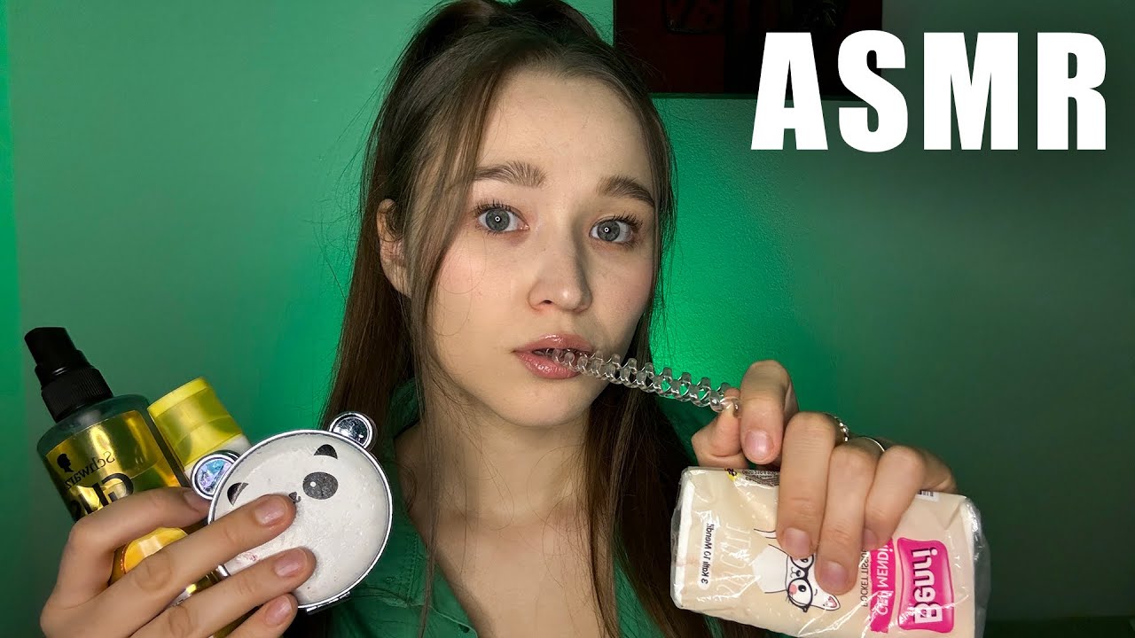АСМР грызу различные предметы | ASMR chewing and biting on random objects