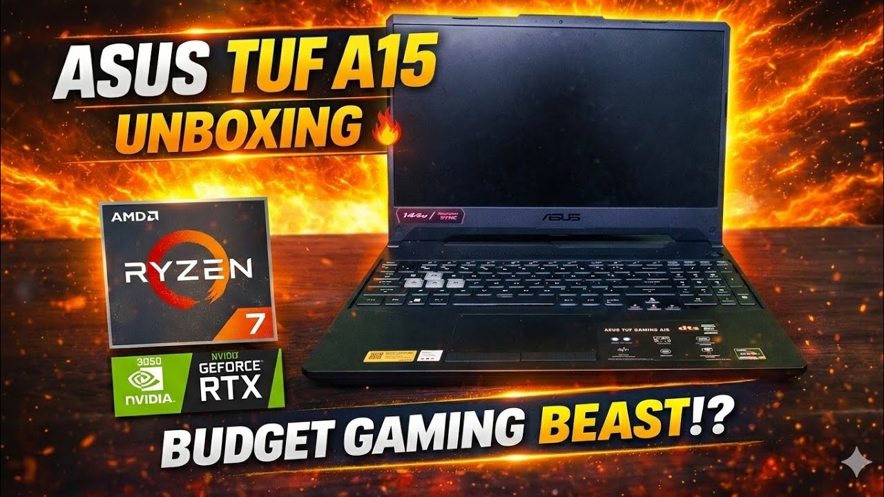 ASUS TUF A15 Unboxing & First Look | Gaming Beast