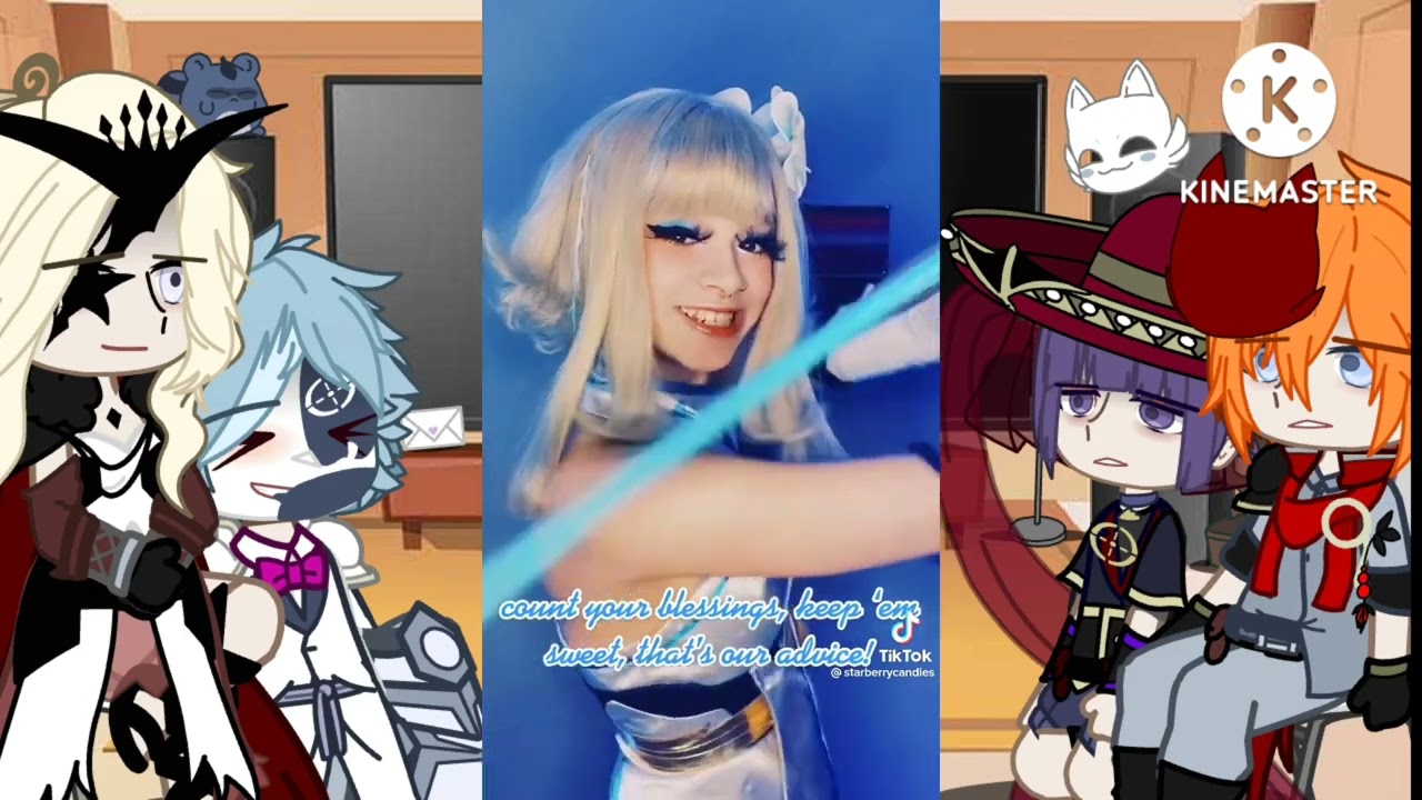 《Past Fatui Harbingers react to..》Part 2// Genshin Impact♥︎ Female Traveler/Lumine
