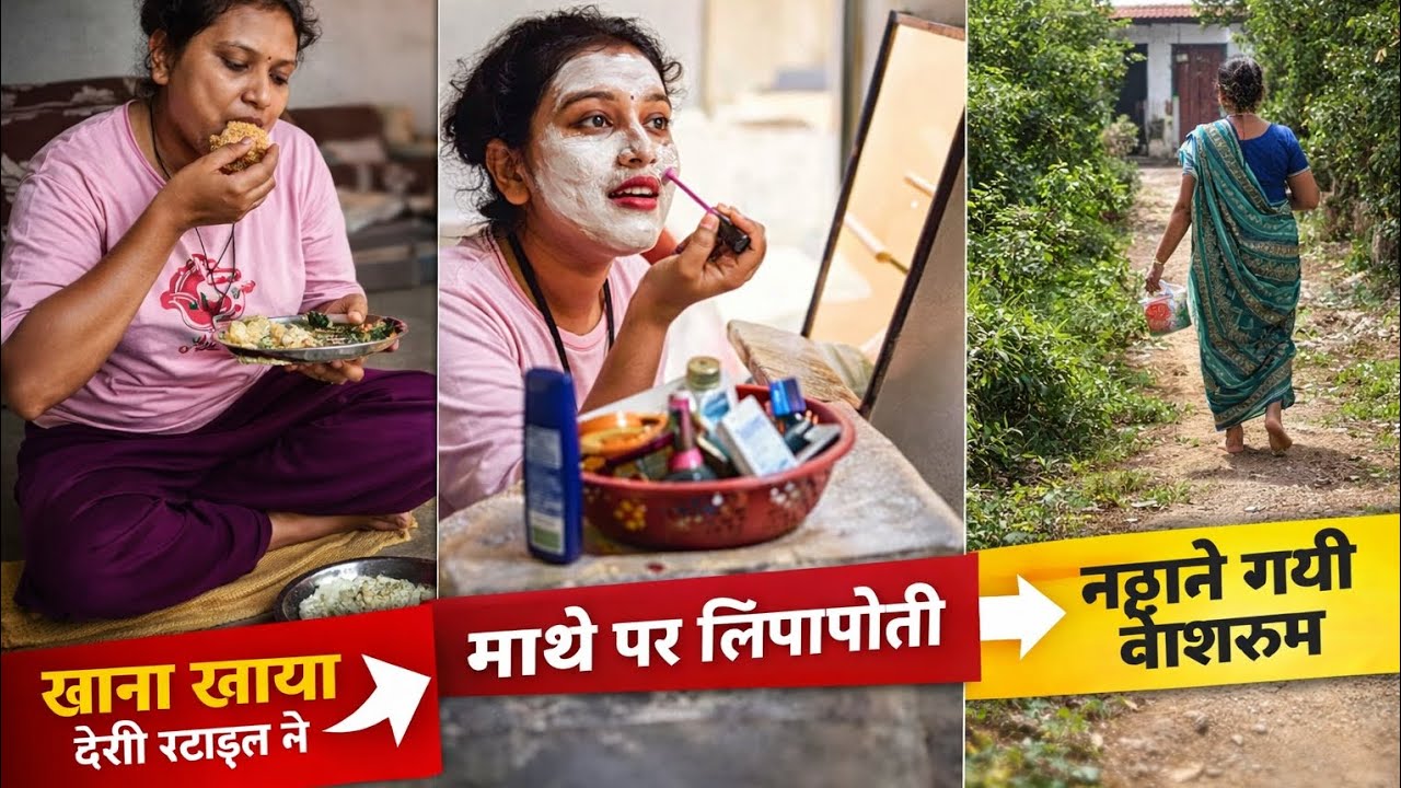 Desi Daily Routine 😱 Khana, Lipapoti aur Door Washroom ka Safar!