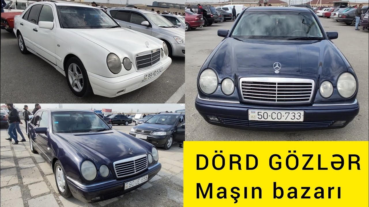 Maşın Bazarından DÖRD GÖZ və digər mersedes modelləri yeni çəkiliş - Dörd fara