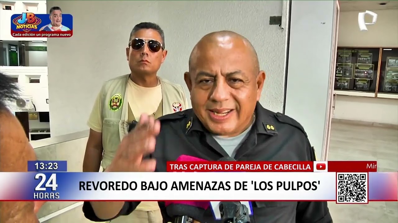 General Revoredo bajo amenazas de 'Los Pulpos'