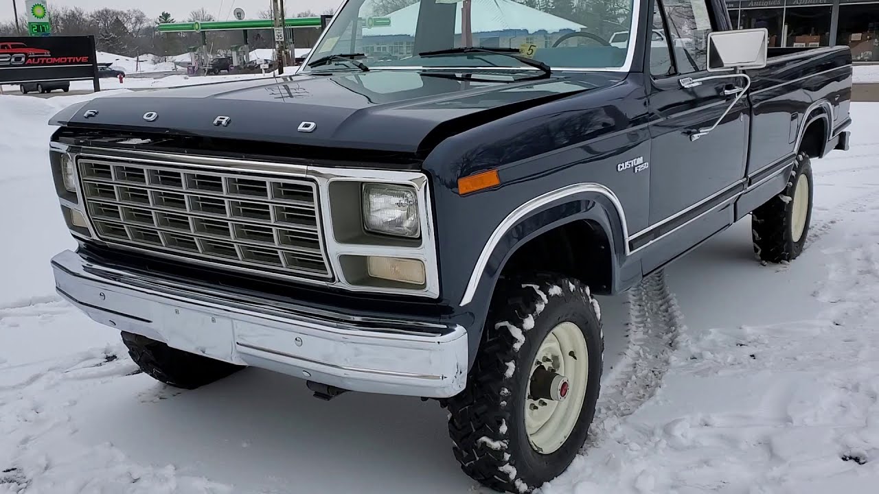 Ford F250 1980 года ***76 миль*** Подробный осмотр