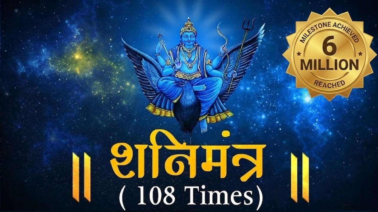 SHANI MANTRA by Suresh Wadkar | 108 times with Meaning | शनि मंत्र